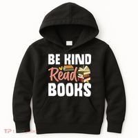 Be Kind Read Books Kids Hoodie thumb 0