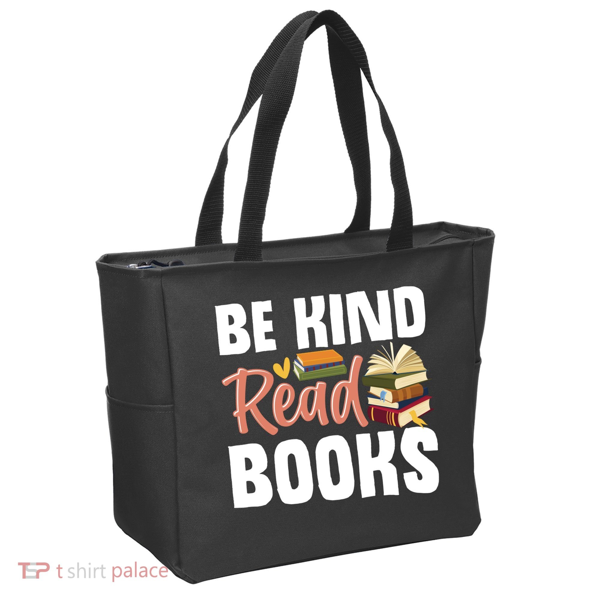 Be Kind Read Books Tote Bag