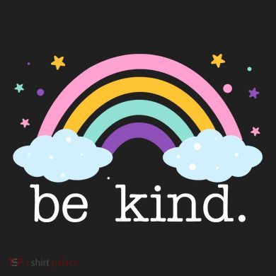 Be Kind Rainbow Star Colorful Cute Comfort Colors T-Shirt