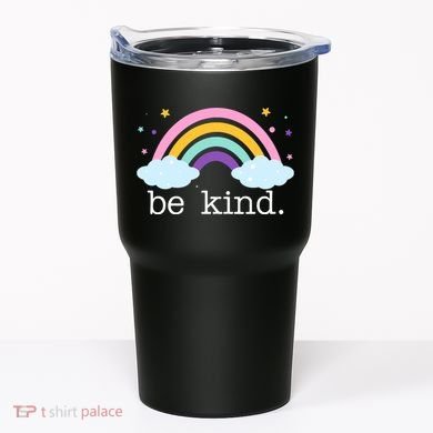 Be Kind Rainbow Star Colorful Cute Tumbler