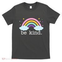 Be Kind Rainbow Star Colorful Cute T-Shirt thumb 0