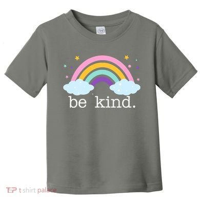 Be Kind Rainbow Star Colorful Cute Toddler T-Shirt