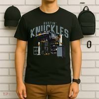 Bustin Knuckles Skeleton Auto Mechanic Humor T-Shirt thumb 6