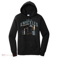 Bustin Knuckles Skeleton Auto Mechanic Humor Women's Hoodie thumb 0