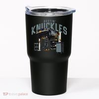 Bustin Knuckles Skeleton Auto Mechanic Humor Tumbler thumb 0