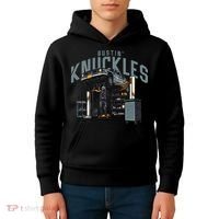 Bustin Knuckles Skeleton Auto Mechanic Humor Kids Hoodie thumb 4