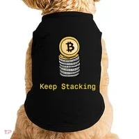 Bitcoin Keep Stacking Doggie Tank thumb 0