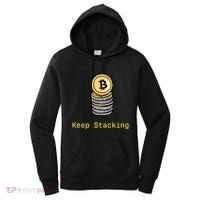 Bitcoin Keep Stacking Women's Hoodie thumb 0
