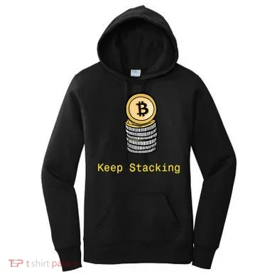 Bitcoin Keep Stacking Women's Hoodie