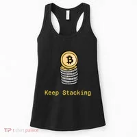 Bitcoin Keep Stacking Women's Tank Top thumb 0
