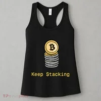 Bitcoin Keep Stacking Women's Tank Top thumb 3
