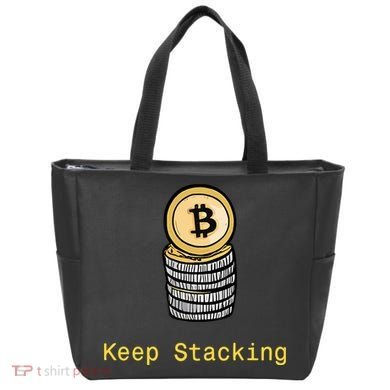 Bitcoin Keep Stacking Tote Bag