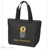 Bitcoin Keep Stacking Tote Bag thumb 3