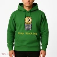 Bitcoin Keep Stacking Hoodie thumb 2