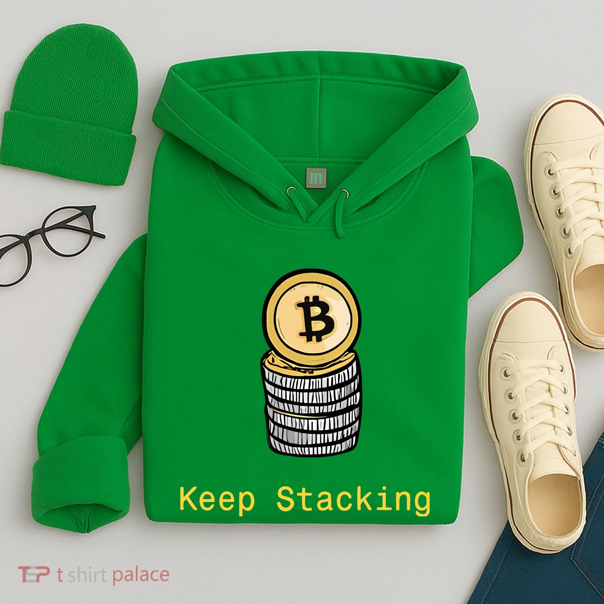 Bitcoin Keep Stacking Hoodie