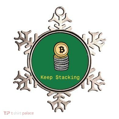 Bitcoin Keep Stacking Ornament