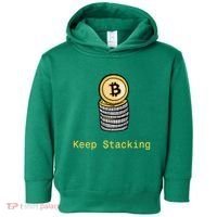 Bitcoin Keep Stacking Toddler Hoodie thumb 0