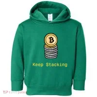 Bitcoin Keep Stacking Toddler Hoodie thumb 0