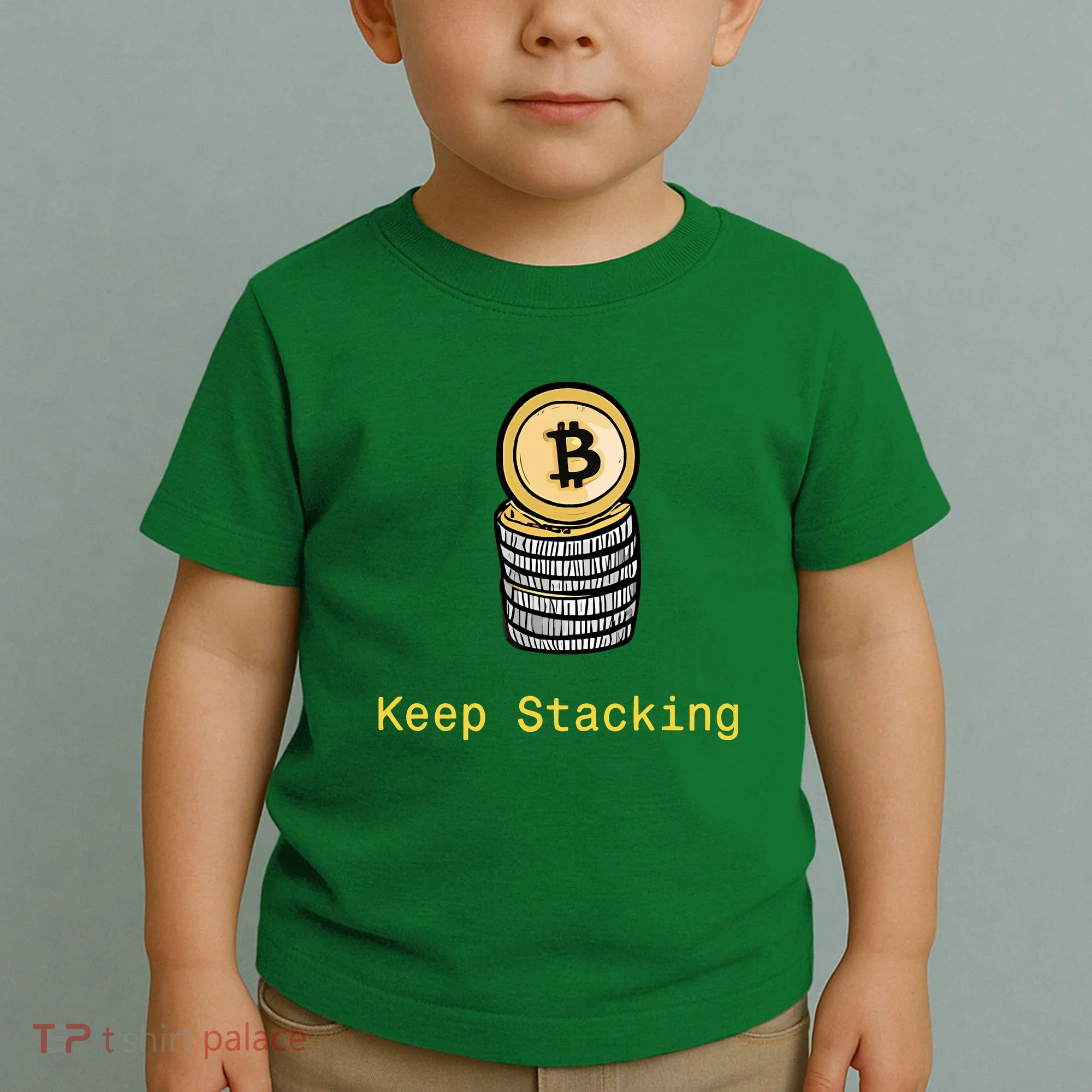 Bitcoin Keep Stacking Toddler T-Shirt