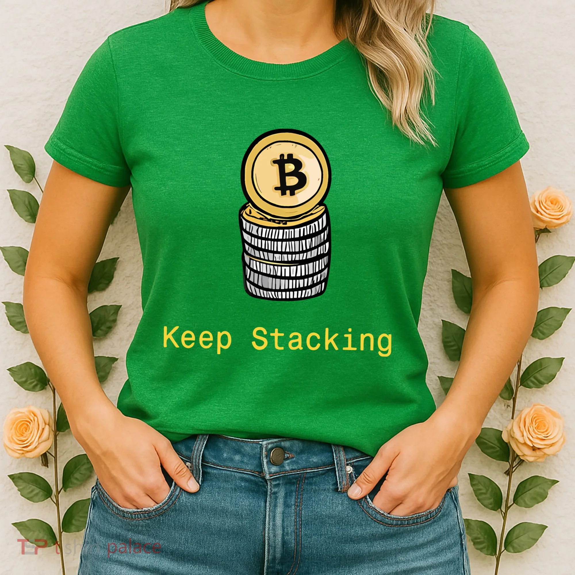 Bitcoin Keep Stacking Women's T-Shirt