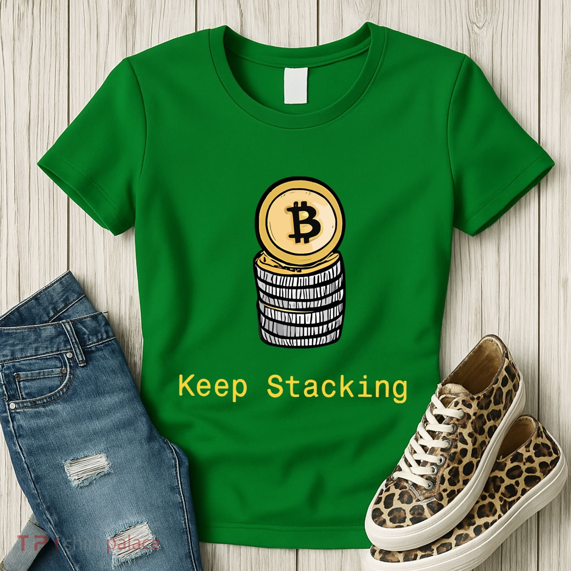 Bitcoin Keep Stacking Women's T-Shirt