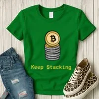 Bitcoin Keep Stacking Women's T-Shirt thumb 3