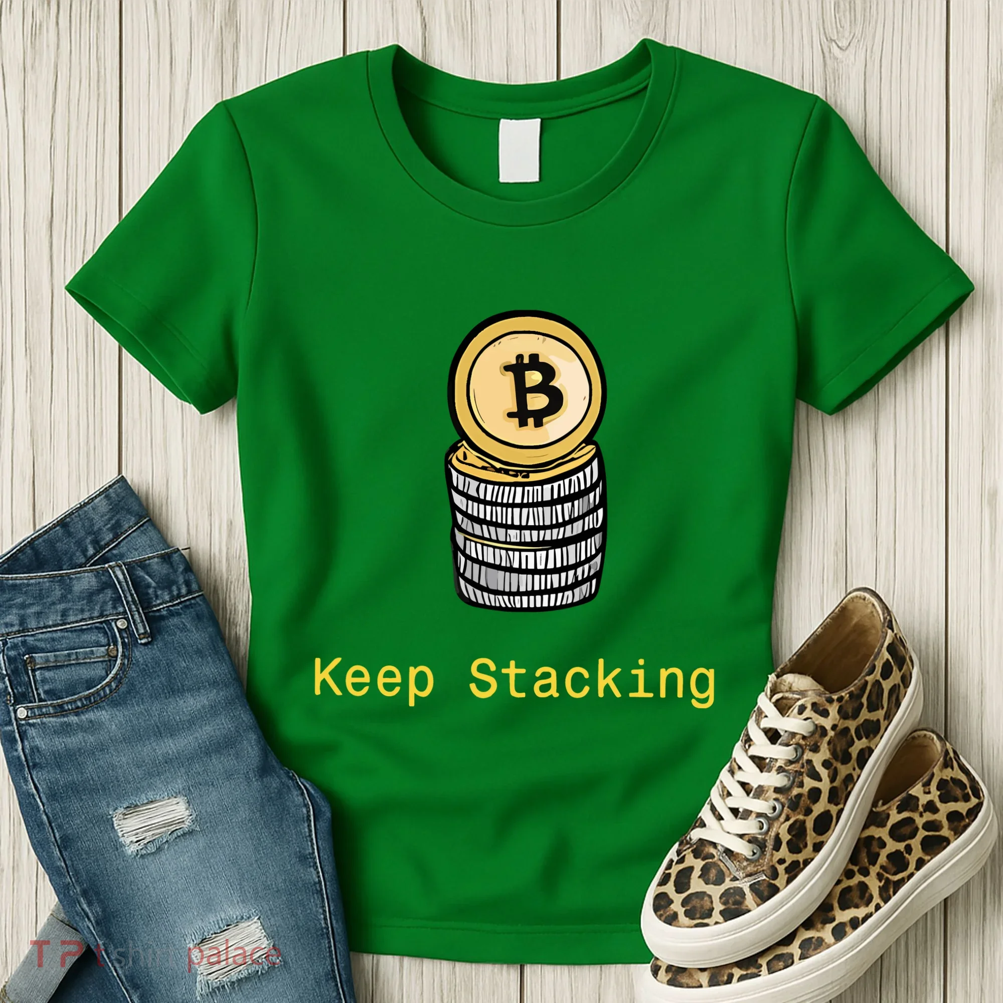 Bitcoin Keep Stacking Women's T-Shirt