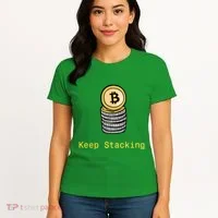 Bitcoin Keep Stacking Women's T-Shirt thumb 4
