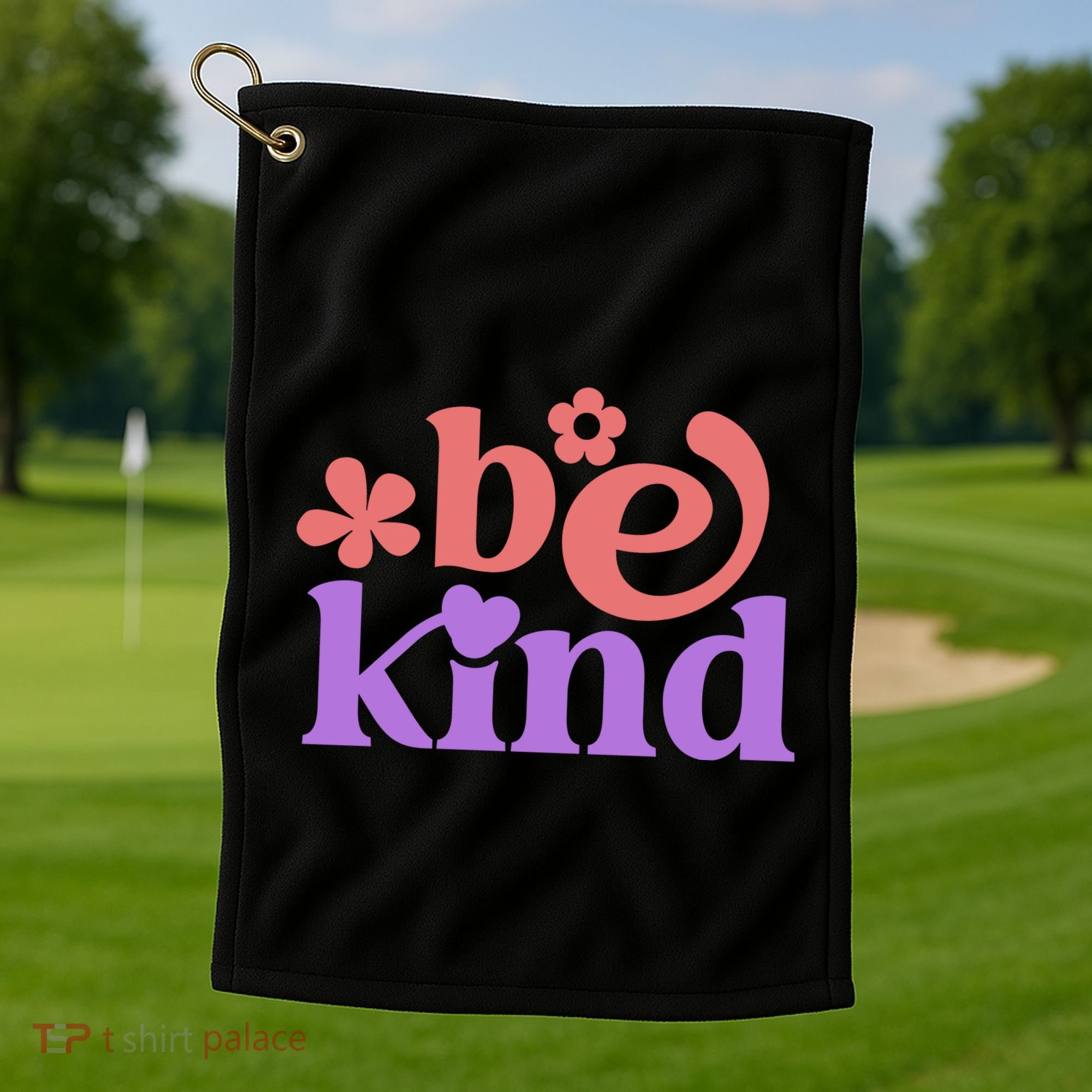 Be Kins Spring Floral Golf Towel
