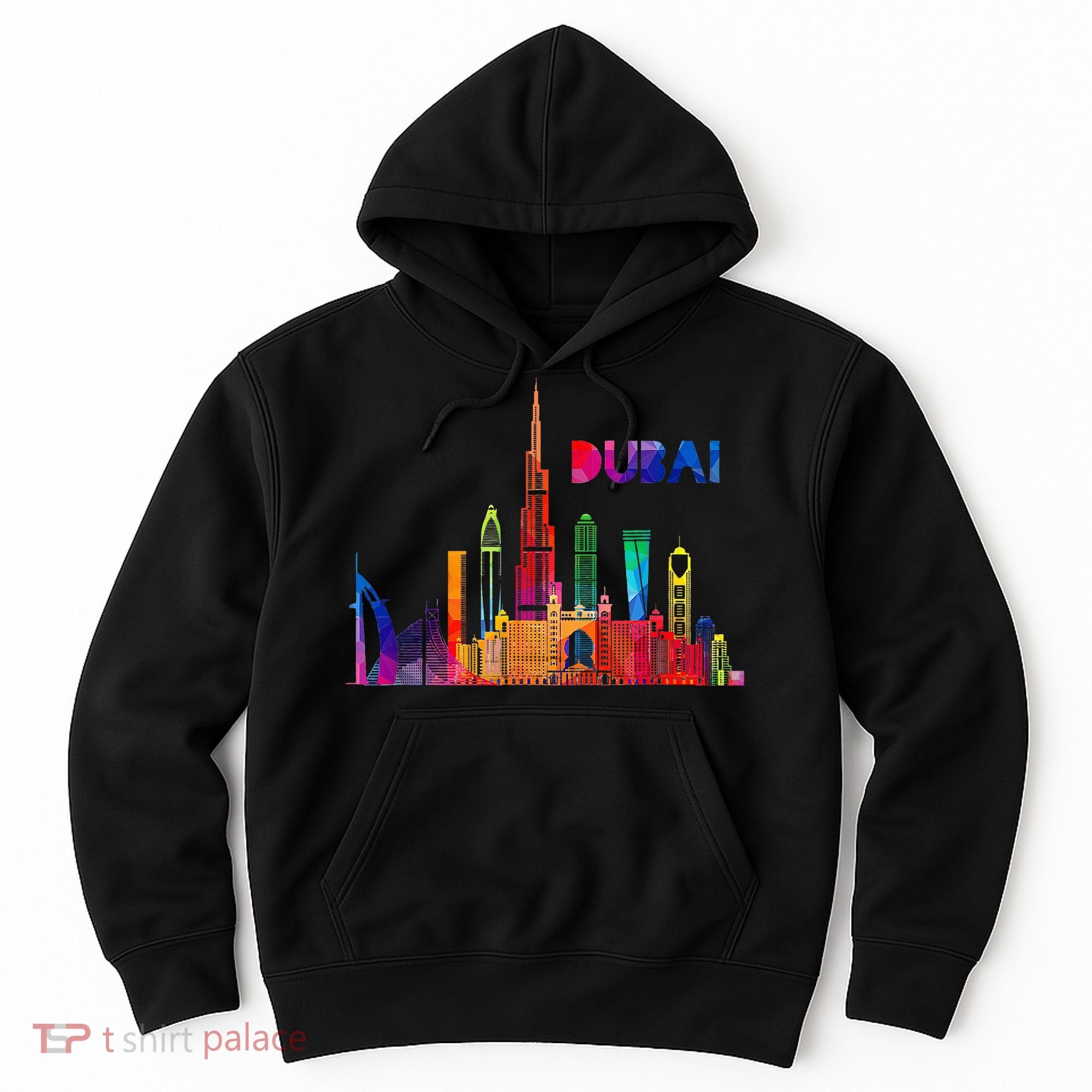 Burj Khalifa Skyscraper Royalty Dubai Uae Hoodie