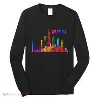 Burj Khalifa Skyscraper Royalty Dubai Uae Long Sleeve Shirt thumb 0
