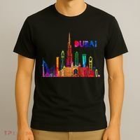 Burj Khalifa Skyscraper Royalty Dubai Uae T-Shirt thumb 3