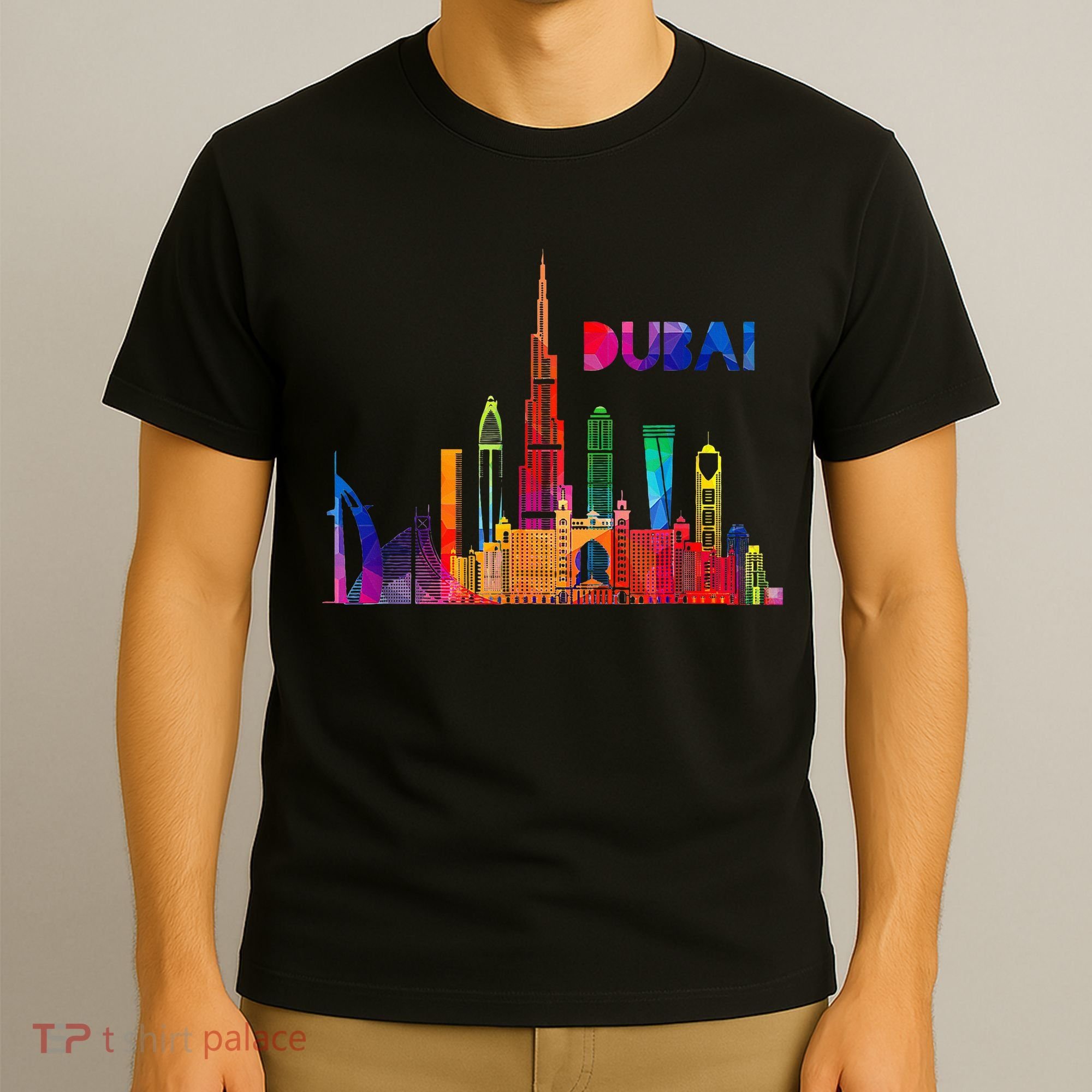 Burj Khalifa Skyscraper Royalty Dubai Uae T-Shirt