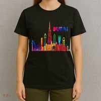 Burj Khalifa Skyscraper Royalty Dubai Uae T-Shirt thumb 4
