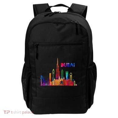 Burj Khalifa Skyscraper Royalty Dubai Uae Backpack