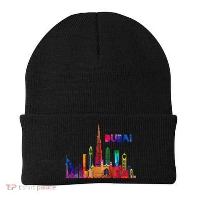 Burj Khalifa Skyscraper Royalty Dubai Uae Beanie