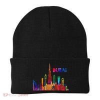 Burj Khalifa Skyscraper Royalty Dubai Uae Beanie thumb 0