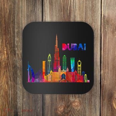 Burj Khalifa Skyscraper Royalty Dubai Uae Coaster