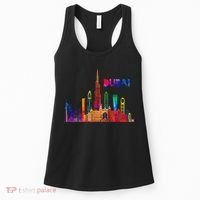 Burj Khalifa Skyscraper Royalty Dubai Uae Women's Tank Top thumb 0