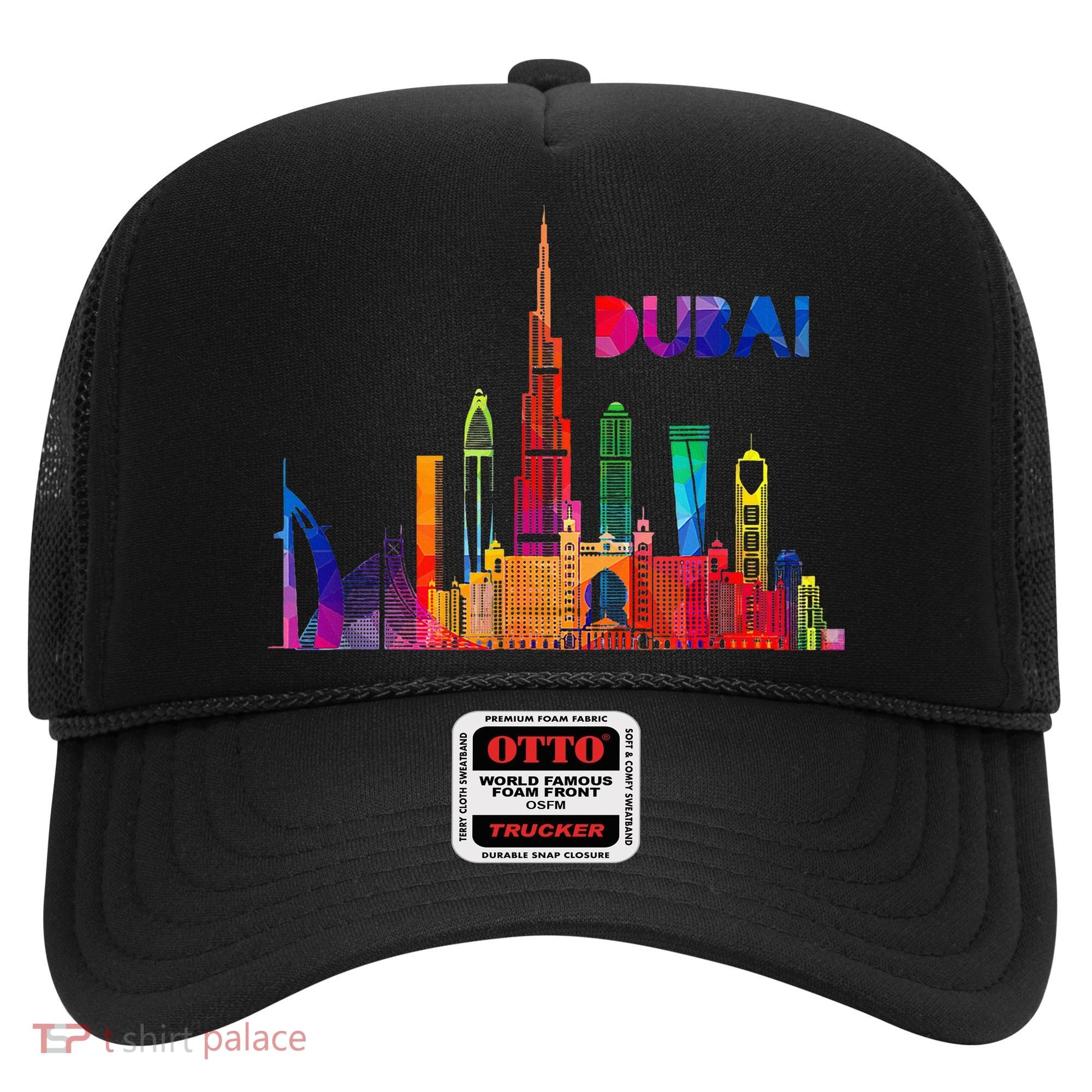 Burj Khalifa Skyscraper Royalty Dubai Uae Hat
