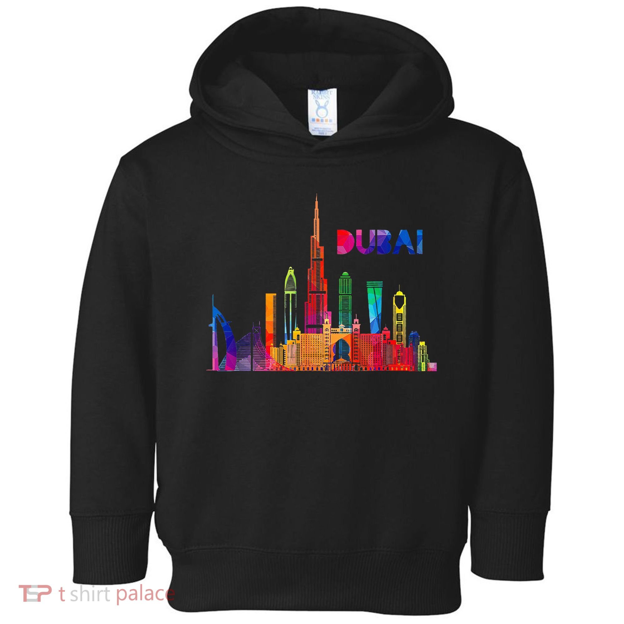 Burj Khalifa Skyscraper Royalty Dubai Uae Toddler Hoodie