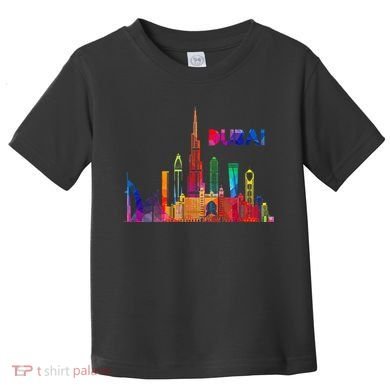 Burj Khalifa Skyscraper Royalty Dubai Uae Toddler T-Shirt