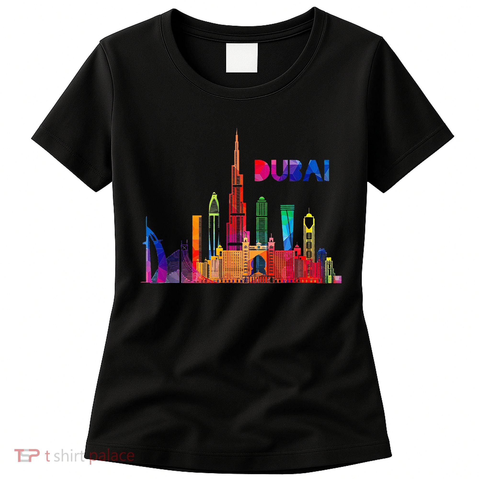 Burj Khalifa Skyscraper Royalty Dubai Uae Women's T-Shirt