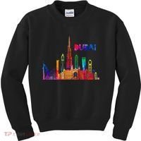 Burj Khalifa Skyscraper Royalty Dubai Uae Kids Sweatshirt thumb 0