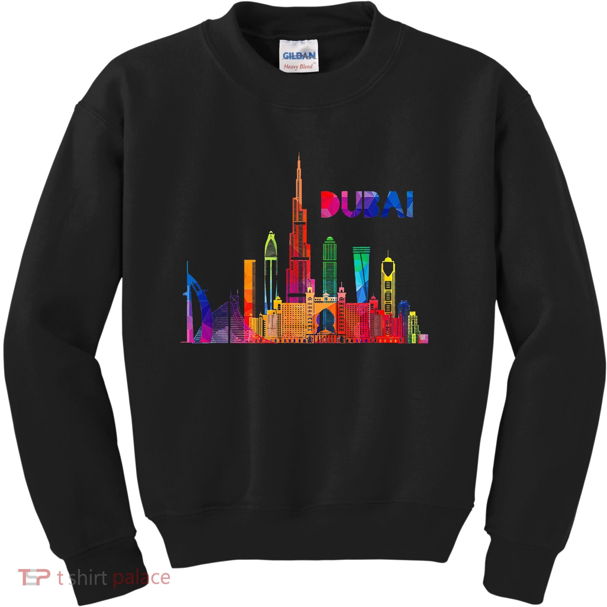 Burj Khalifa Skyscraper Royalty Dubai Uae Kids Sweatshirt