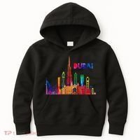 Burj Khalifa Skyscraper Royalty Dubai Uae Kids Hoodie thumb 0