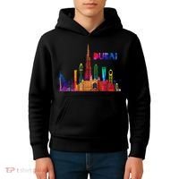 Burj Khalifa Skyscraper Royalty Dubai Uae Kids Hoodie thumb 4