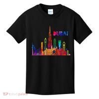 Burj Khalifa Skyscraper Royalty Dubai Uae Kids T-Shirt thumb 0