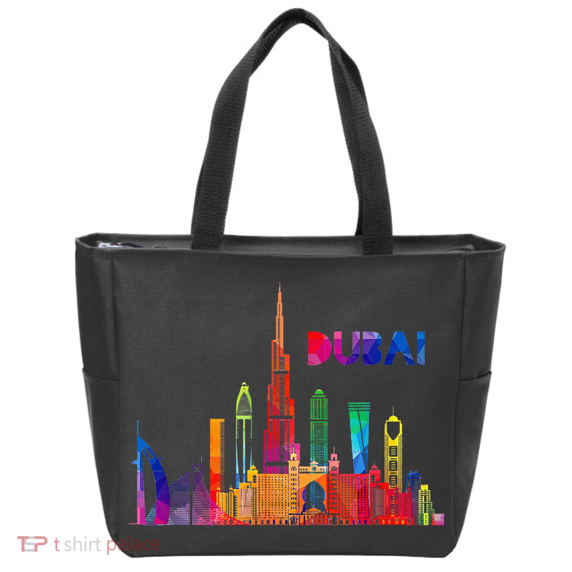 Burj Khalifa Skyscraper Royalty Dubai Uae Tote Bag