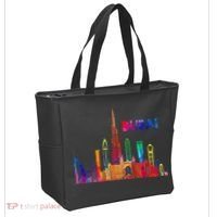 Burj Khalifa Skyscraper Royalty Dubai Uae Tote Bag thumb 2